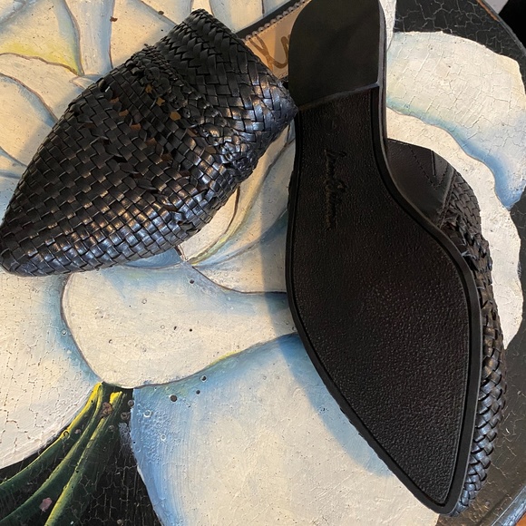 Sam Edelman Natalya Almond Toe Mule Black 8/9 - Picture 5 of 8